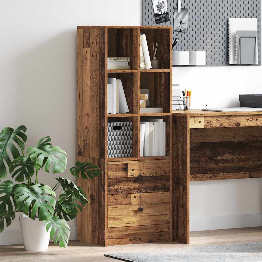 Credenza con cassetto Legno vecchio 45,5 x 34 x 127 cm