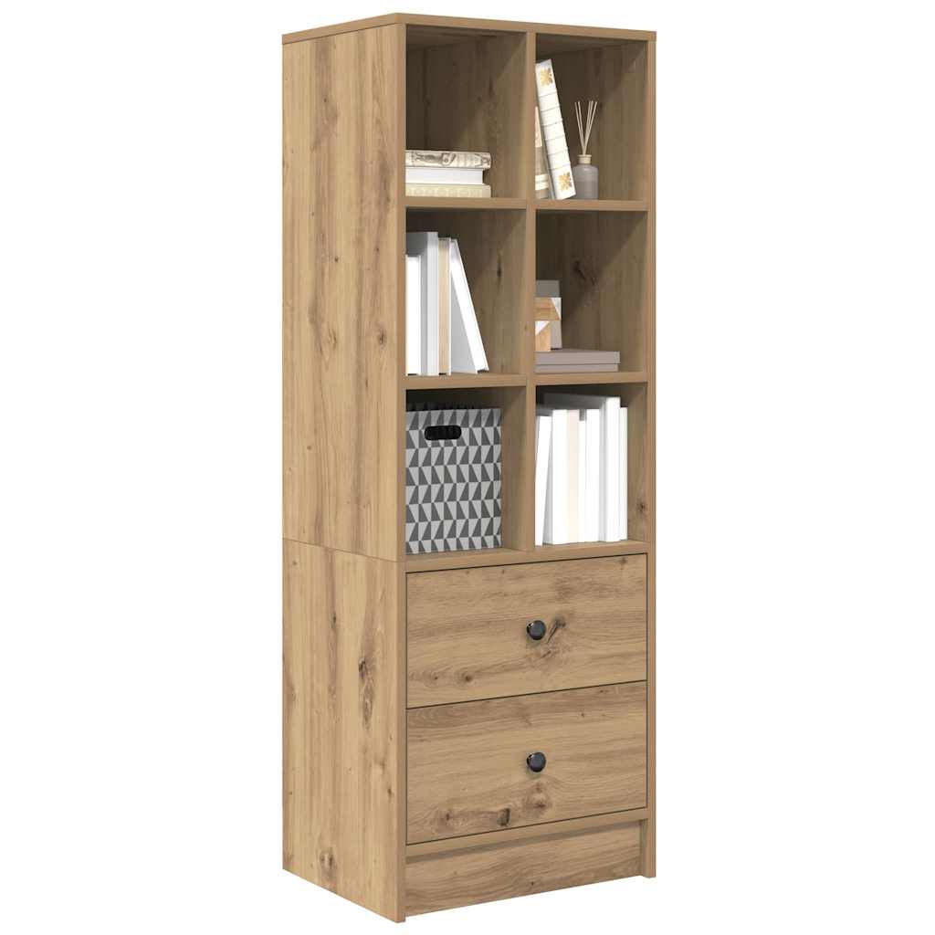 Credenza con cassetto rovere artigianale 45.5 x 34 x 127 cm