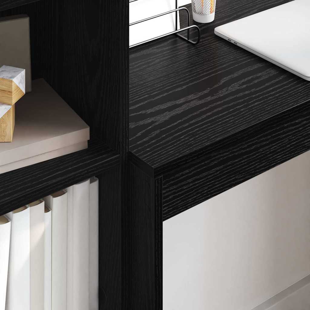 Scrivania Rovere Nero 80 x 40 x 76 cm | homemem39
