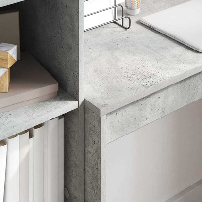 Scrivania Grigio cemento 80 x 40 x 76 cm | homemem39