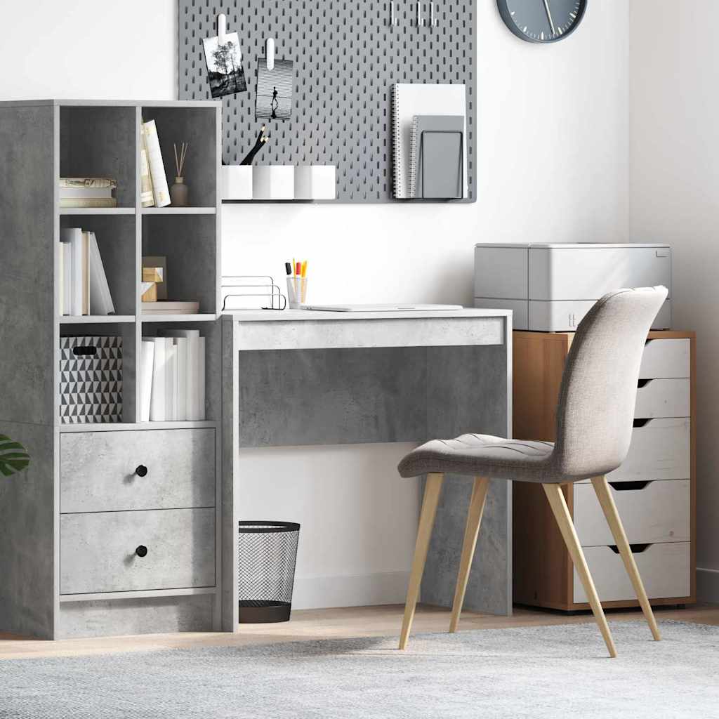 Scrivania Grigio cemento 80 x 40 x 76 cm | homemem39