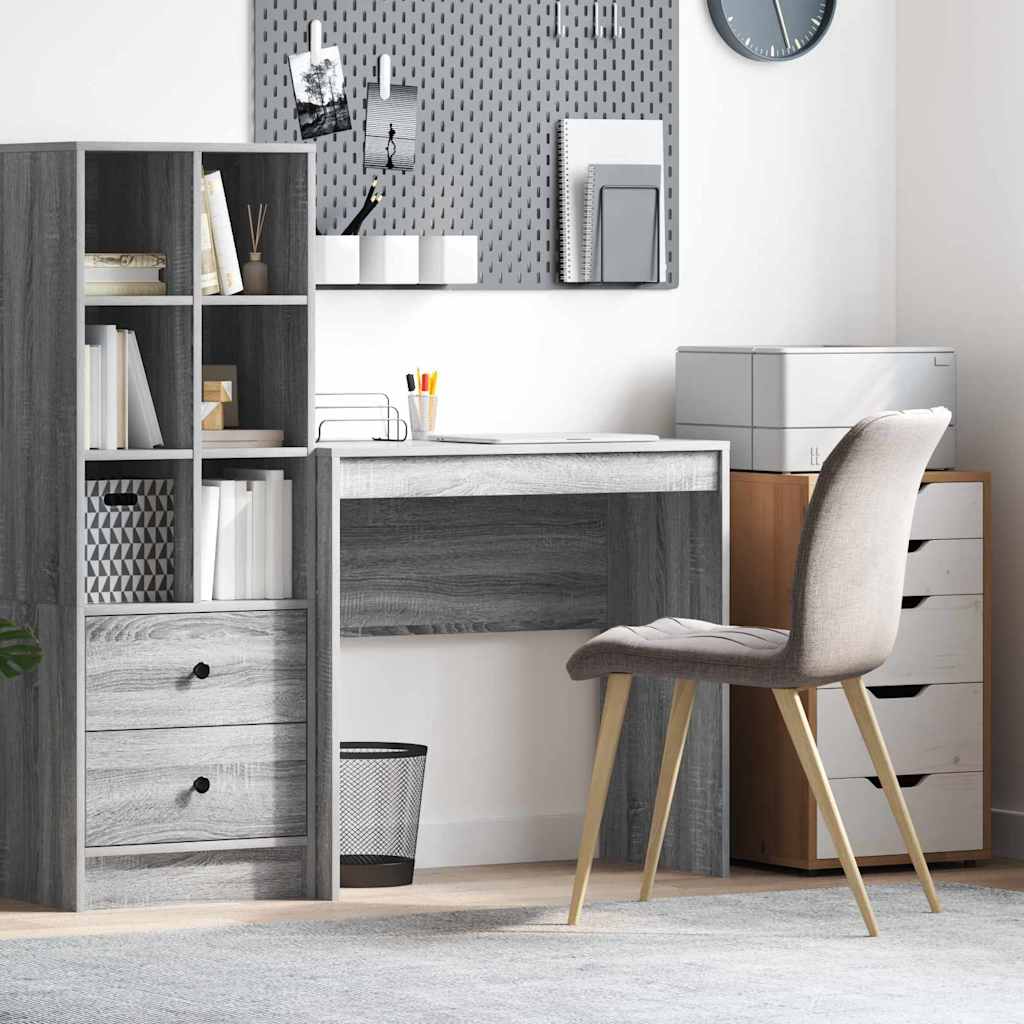 Scrivania Grigio Sonoma 80 x 40 x 76 cm | homemem39