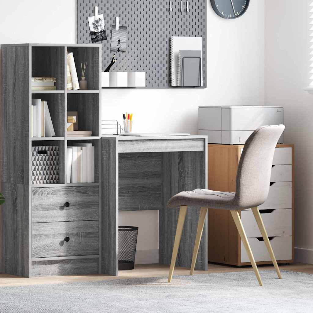 Scrivania Grigio Sonoma 60 x 50 x 76 cm | homemem39