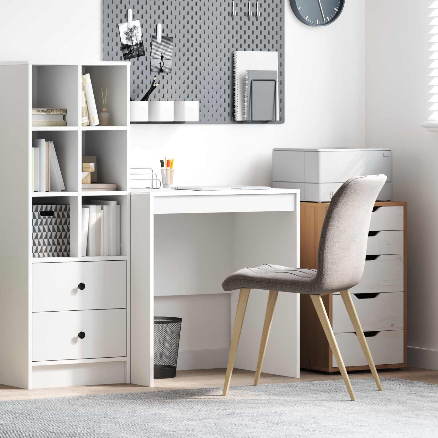 Scrivania Bianco 70 x 50 x 76 cm | homemem39