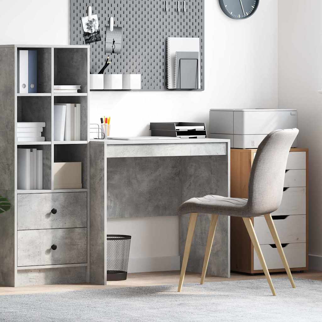 Scrivania Grigio cemento 80 x 50 x 76 cm | homemem39