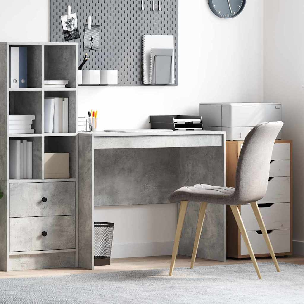 Scrivania Grigio cemento 90 x 50 x 76 cm | homemem39