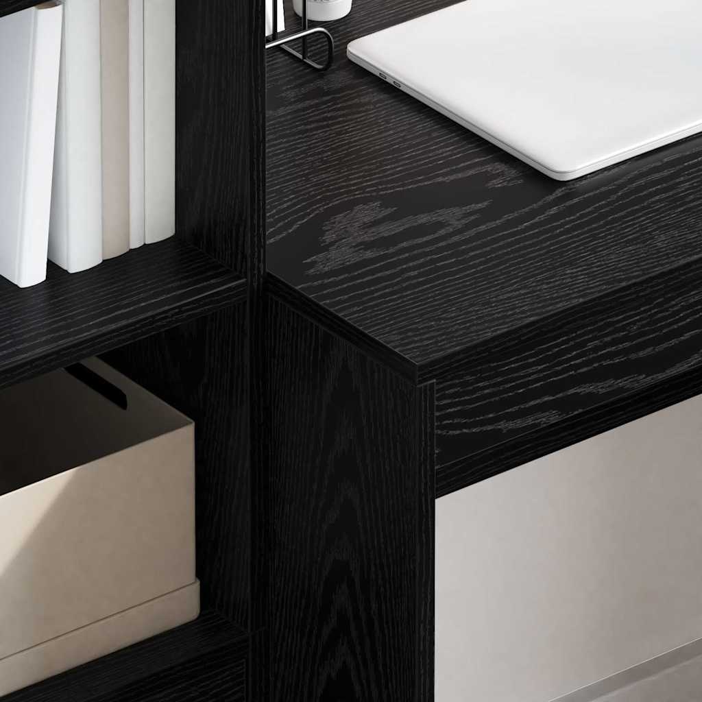 Scrivania Rovere Nero 100 x 50 x 76 cm | homemem39