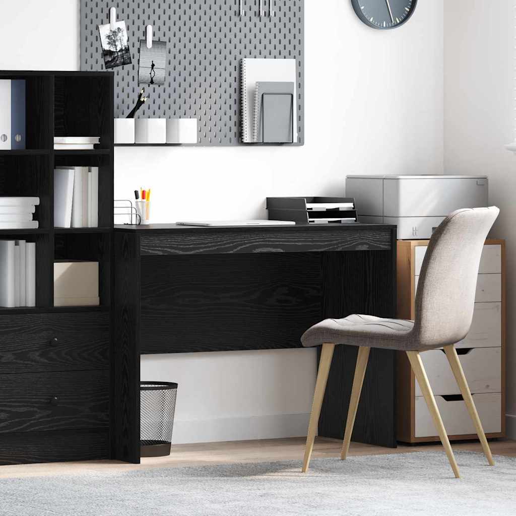 Scrivania Rovere Nero 100 x 50 x 76 cm | homemem39
