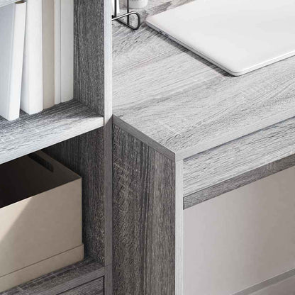 Scrivania Grigio Sonoma 100 x 50 x 76 cm | homemem39