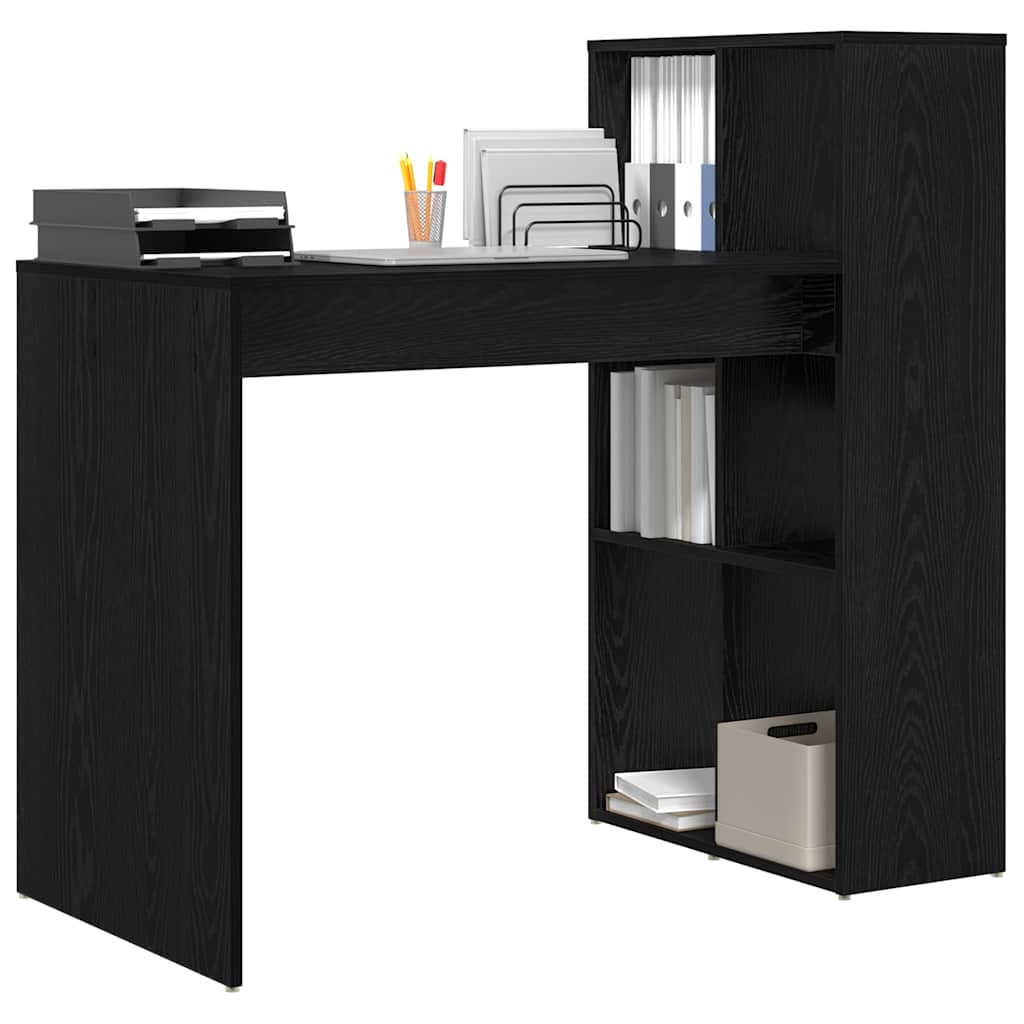 Scrivania Rovere Nero 108 x 55 x 103.5 cm Legno multistrato | homemem39
