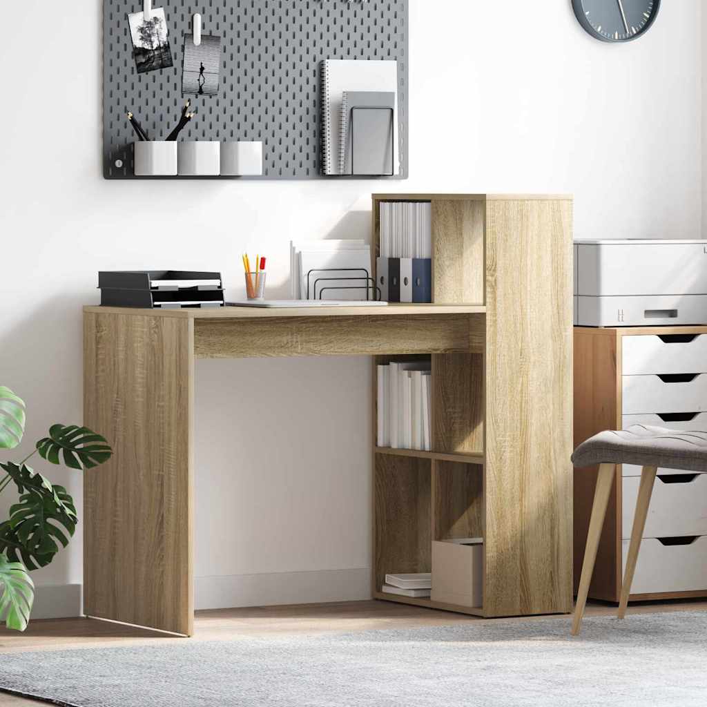 Scrivania Rovere Sonoma 108 x 55 x 103.5 cm Legno multistrato | homemem39