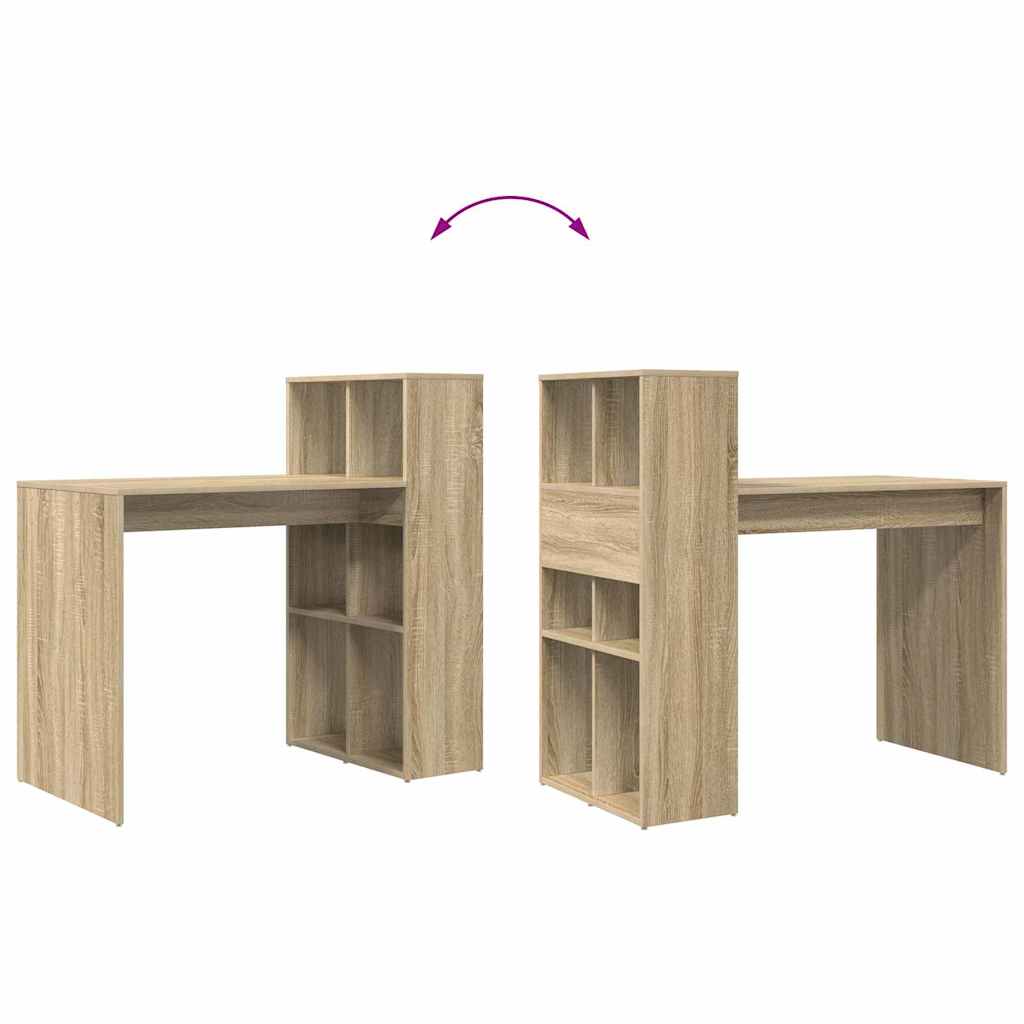 Scrivania Rovere Sonoma Legno ingegnerizzato - homemem39