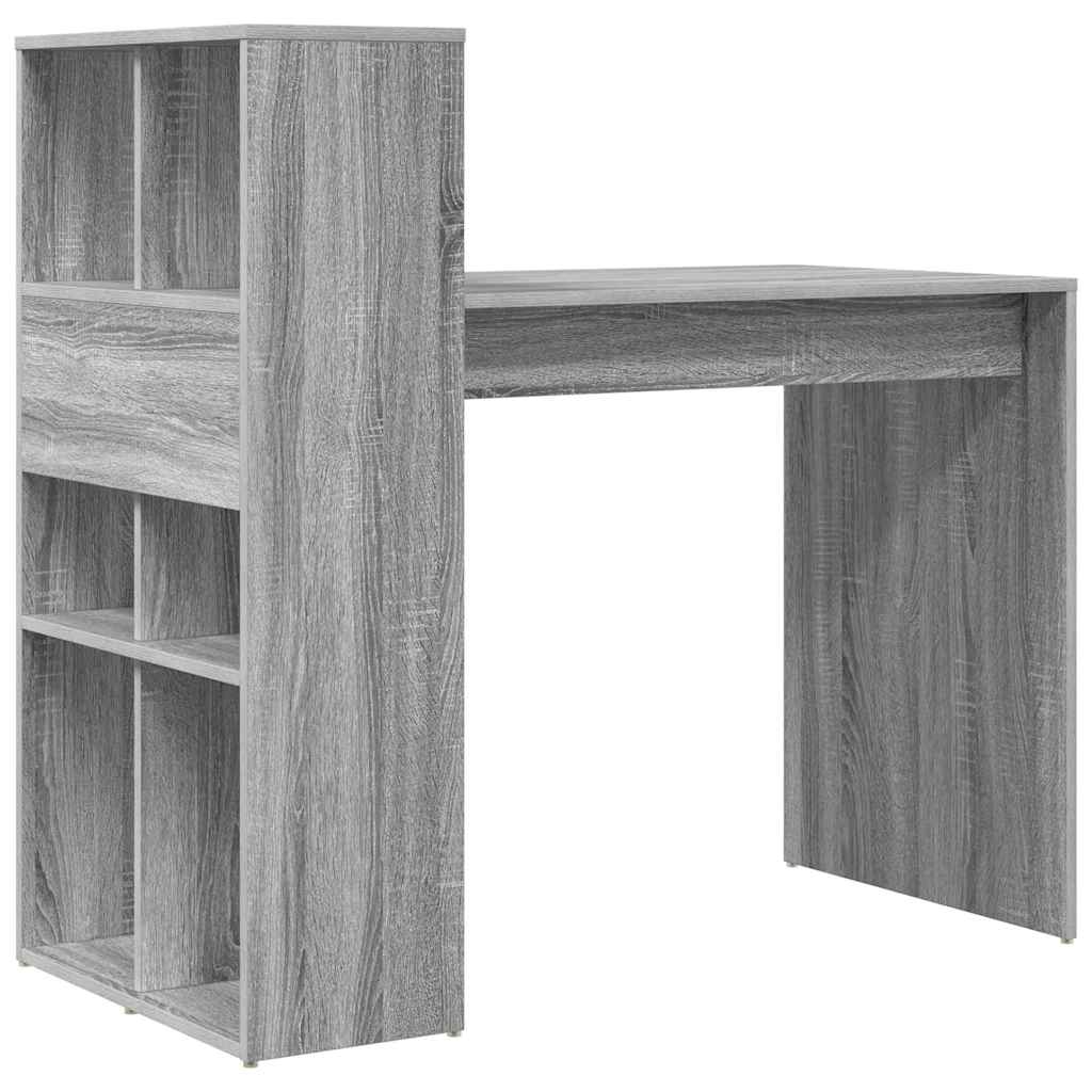 Scrivania Grigio Sonoma 108 x 55 x 103.5 cm Legno multistrato | homemem39