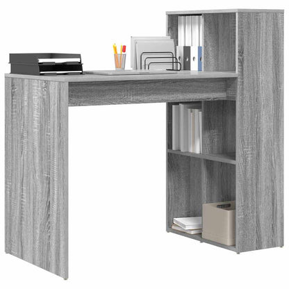 Scrivania Grigio Sonoma 108 x 55 x 103.5 cm Legno multistrato | homemem39