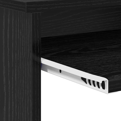 Scrivania Rovere Nero 106 x 41 x 88.5 cm Legno multistrato | homemem39