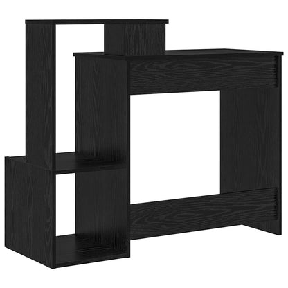 Scrivania Rovere Nero 106 x 41 x 88.5 cm Legno multistrato | homemem39
