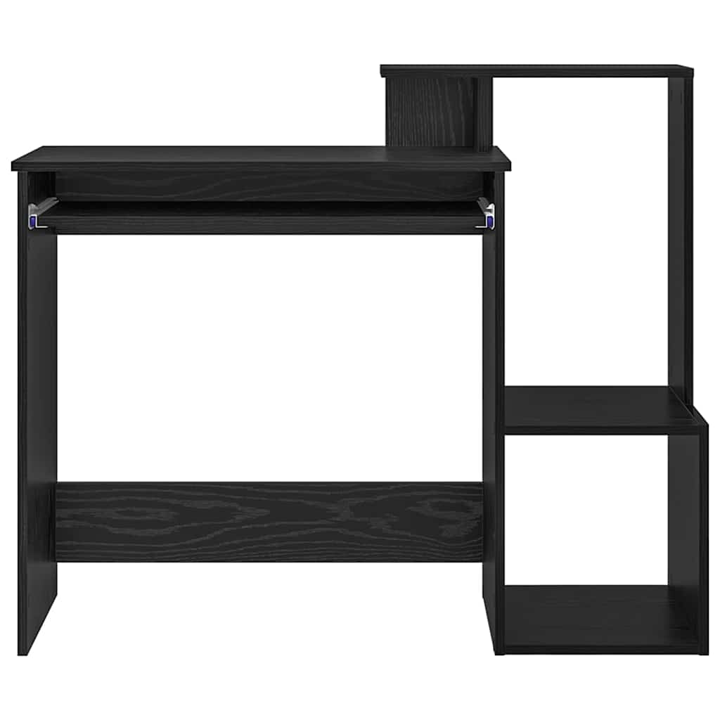 Scrivania Rovere Nero 106 x 41 x 88.5 cm Legno multistrato | homemem39