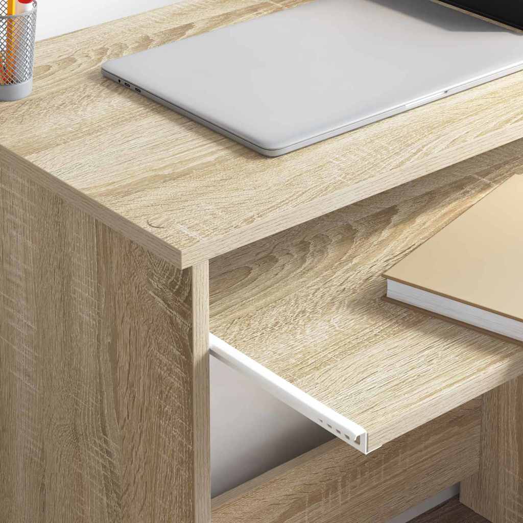 Scrivania Rovere Sonoma 106 x 41 x 88.5 cm Legno multistrato | homemem39