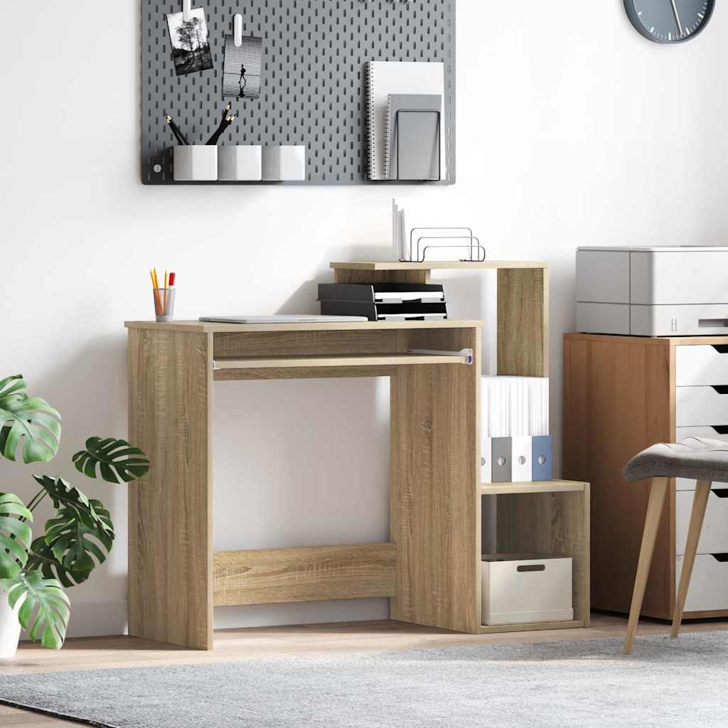 Scrivania Rovere Sonoma 106 x 41 x 88.5 cm Legno multistrato | homemem39
