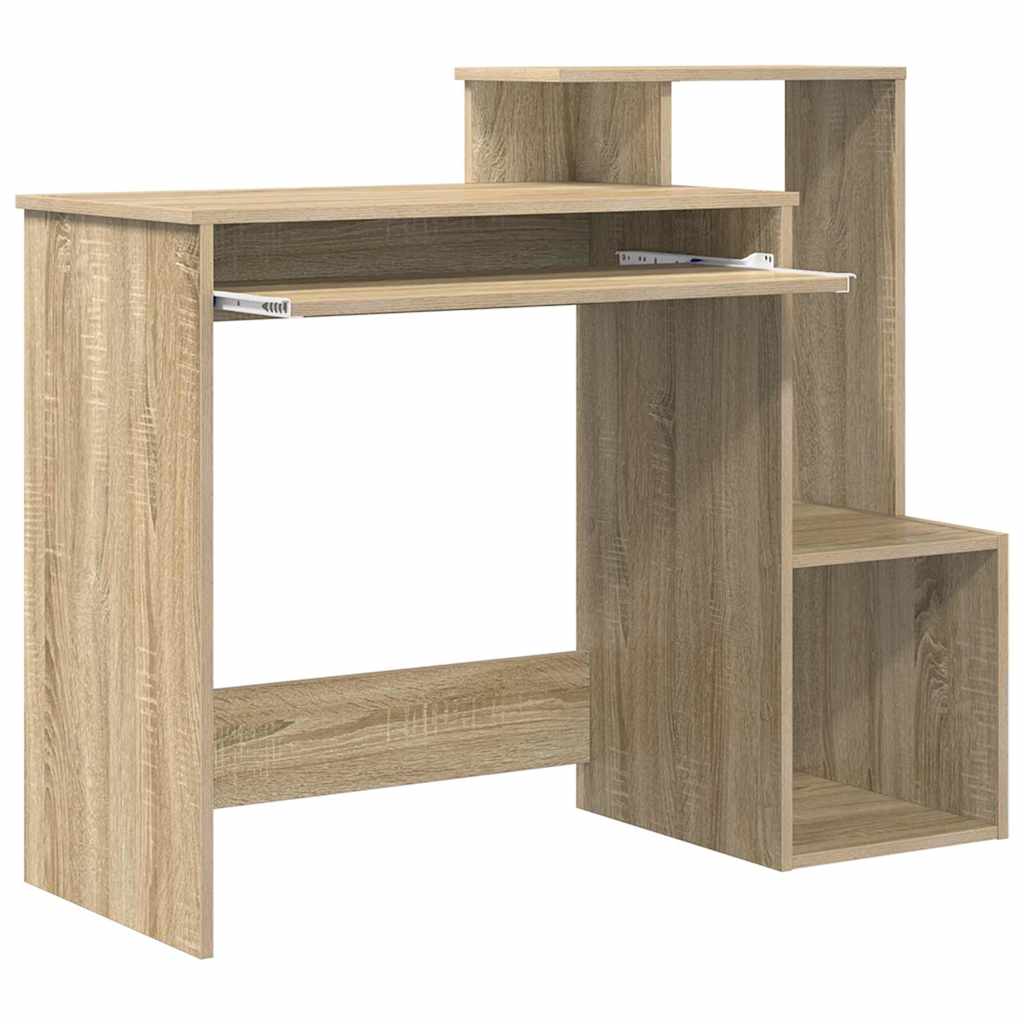 Scrivania Rovere Sonoma 106 x 41 x 88.5 cm Legno multistrato | homemem39