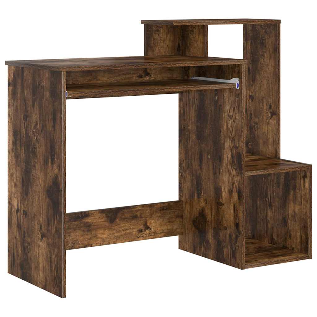 Scrivania Rovere fumé 106 x 41 x 88.5 cm Legno multistrato | homemem39