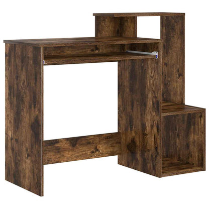Scrivania Rovere fumé 106 x 41 x 88.5 cm Legno multistrato | homemem39