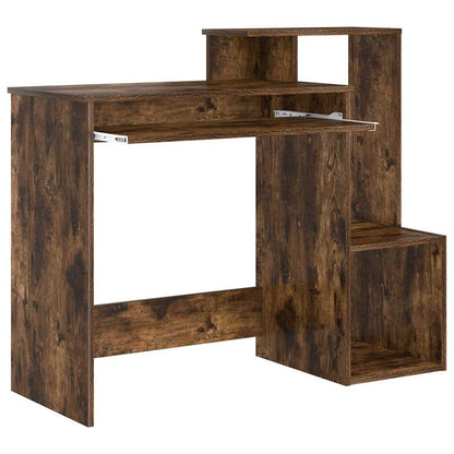 Scrivania Rovere fumé 106 x 41 x 88.5 cm Legno multistrato | homemem39