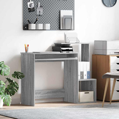 Scrivania Grigio Sonoma 106 x 41 x 88.5 cm Legno multistrato | homemem39