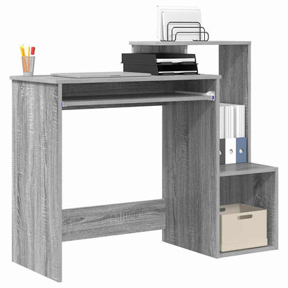 Scrivania Grigio Sonoma 106 x 41 x 88.5 cm Legno multistrato | homemem39