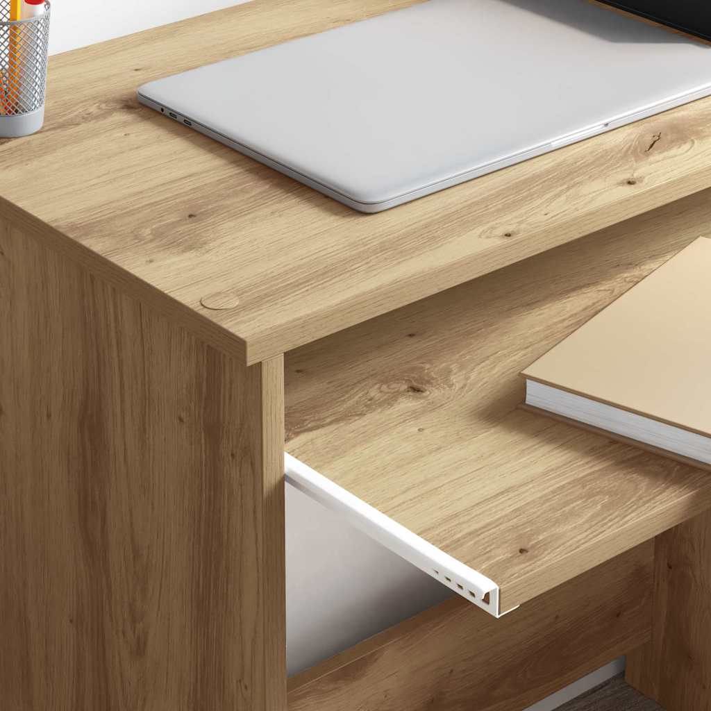 Scrivania con cassetto Rovere artigianale 106 x 41 x 88.5 cm | homemem39