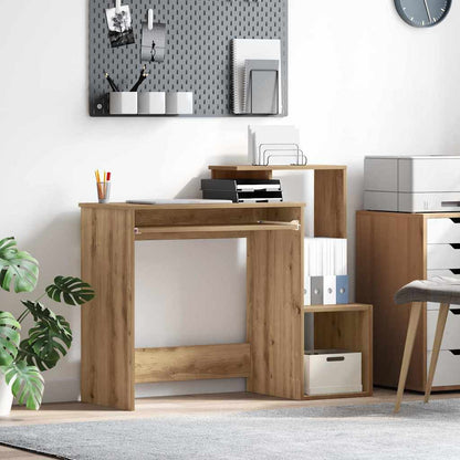Scrivania con cassetto Rovere artigianale 106 x 41 x 88.5 cm | homemem39