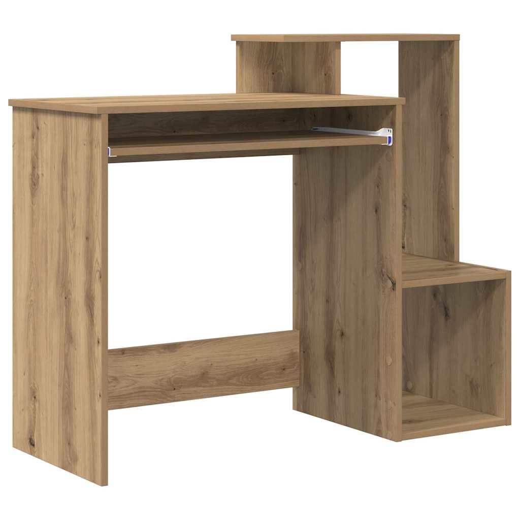 Scrivania con cassetto Rovere artigianale 106 x 41 x 88.5 cm | homemem39