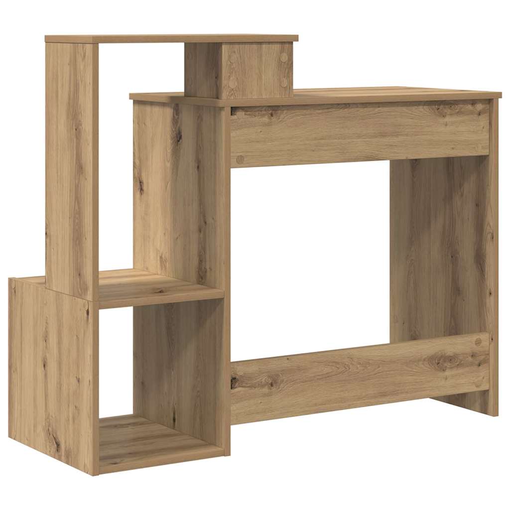 Scrivania con cassetto Rovere artigianale 106 x 41 x 88.5 cm | homemem39