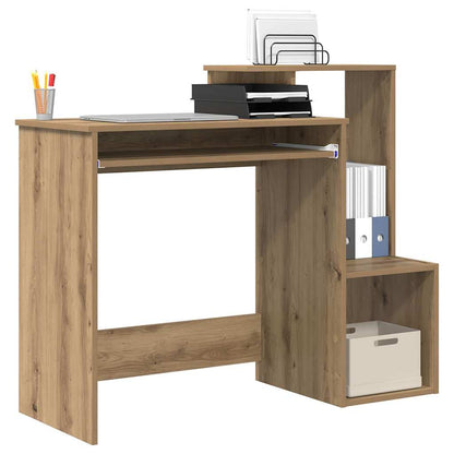 Scrivania con cassetto Rovere artigianale 106 x 41 x 88.5 cm | homemem39
