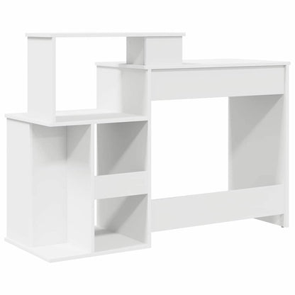 Scrivania con Storage Bianco 120.5 x 44 x 88.5 cm