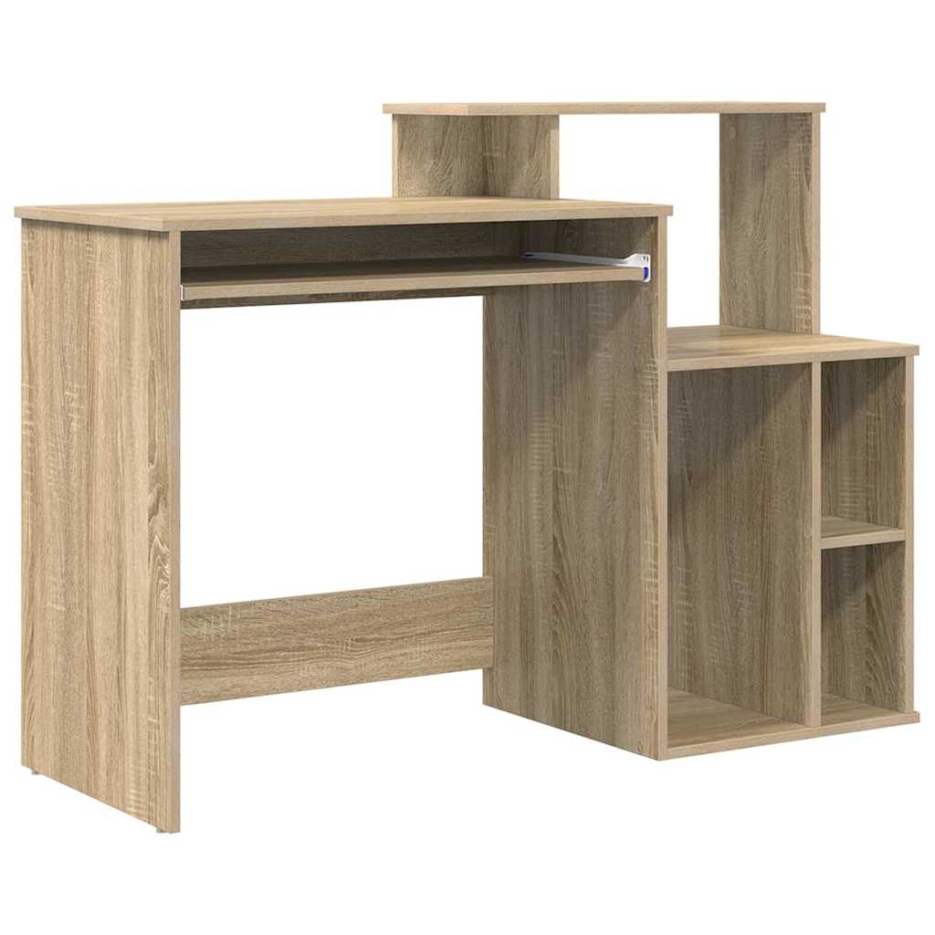 Scrivania Rovere Sonoma 120,5 x 44 x 88,5 cm Legno multistrato | homemem39