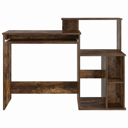 Scrivania Rovere fumé 120,5 x 44 x 88,5 cm Legno multistrato