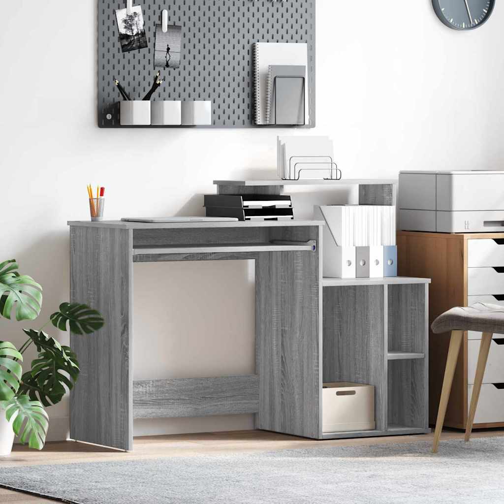 Scrivania Grigio Sonoma 120,5 x 44 x 88,5 cm Legno multistrato | homemem39