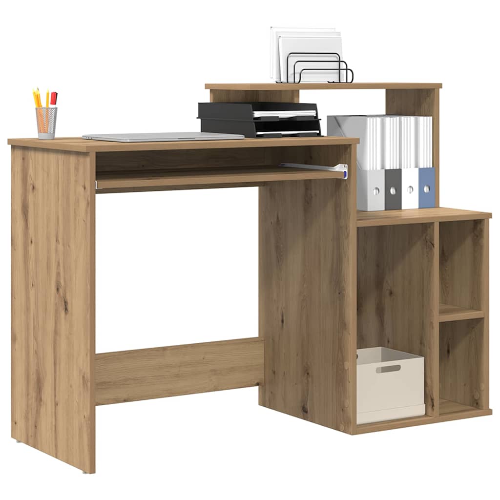 Scrivania con cassetto Rovere artigianale 120,5 x 44 x 88,5 cm | homemem39