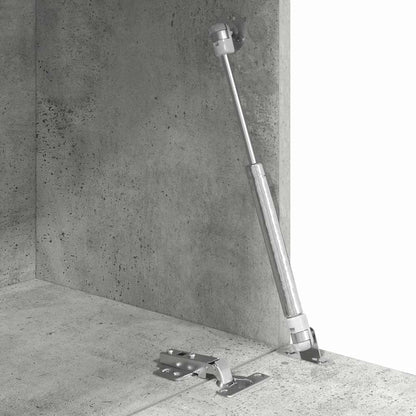 Scrivania con lo scaffale Grigio cemento 71,5 x 31,5 x 106,5 cm | homemem39