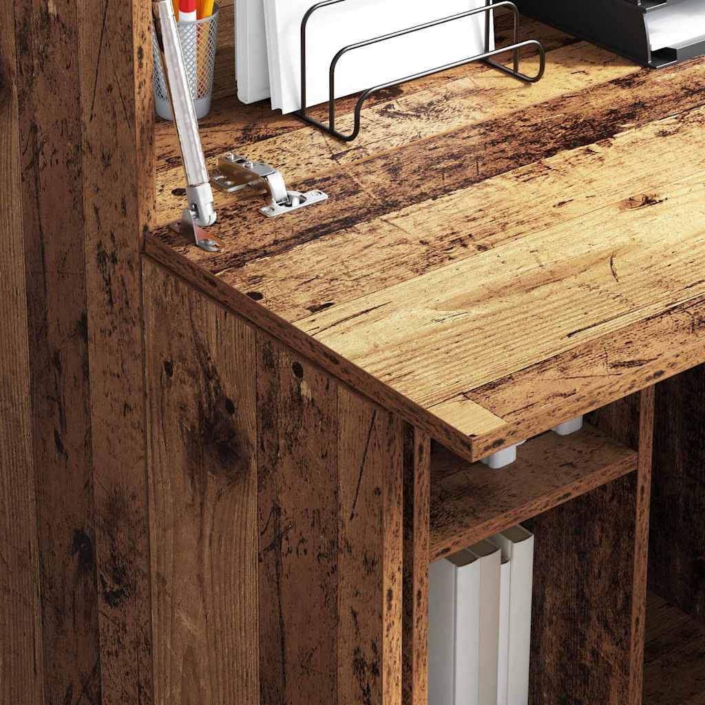 Scrivania con lo scaffale Legno vecchio 71,5 x 31,5 x 106,5 cm | homemem39