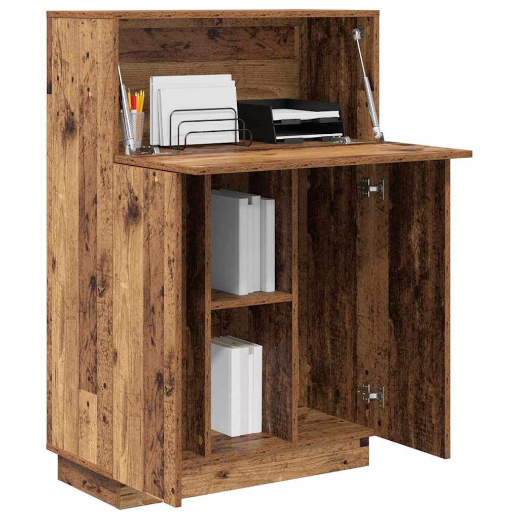 Scrivania con lo scaffale Legno vecchio 71,5 x 31,5 x 106,5 cm | homemem39