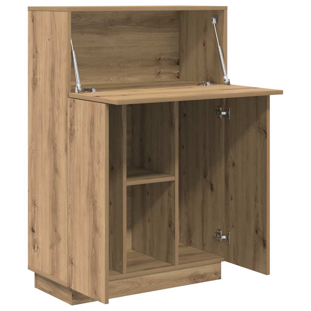 Scrivania con porta Rovere artigianale 71,5 x 31,5 x 106,5 cm | homemem39