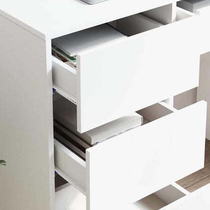 Scrivania Bianco 90 x 37,5 x 75 cm Legno multistrato