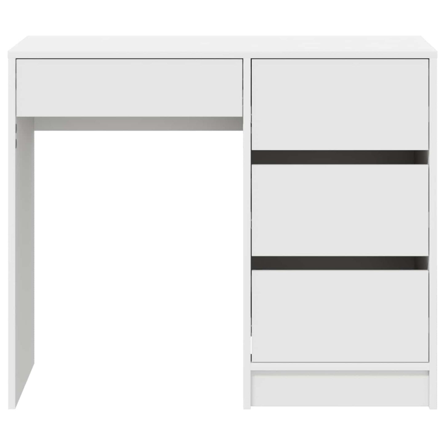 Scrivania Bianco 90 x 37.5 x 75 cm Legno multistrato