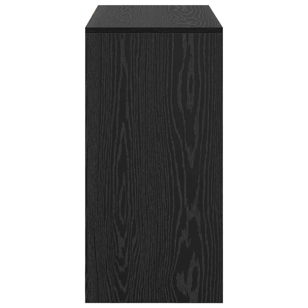 Scrivania Rovere Nero 90 x 37.5 x 75 cm Legno multistrato | homemem39