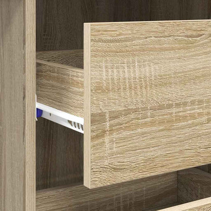 Scrivania Rovere Sonoma Legno ingegnerizzato 90 x 37.5 x 75 cm