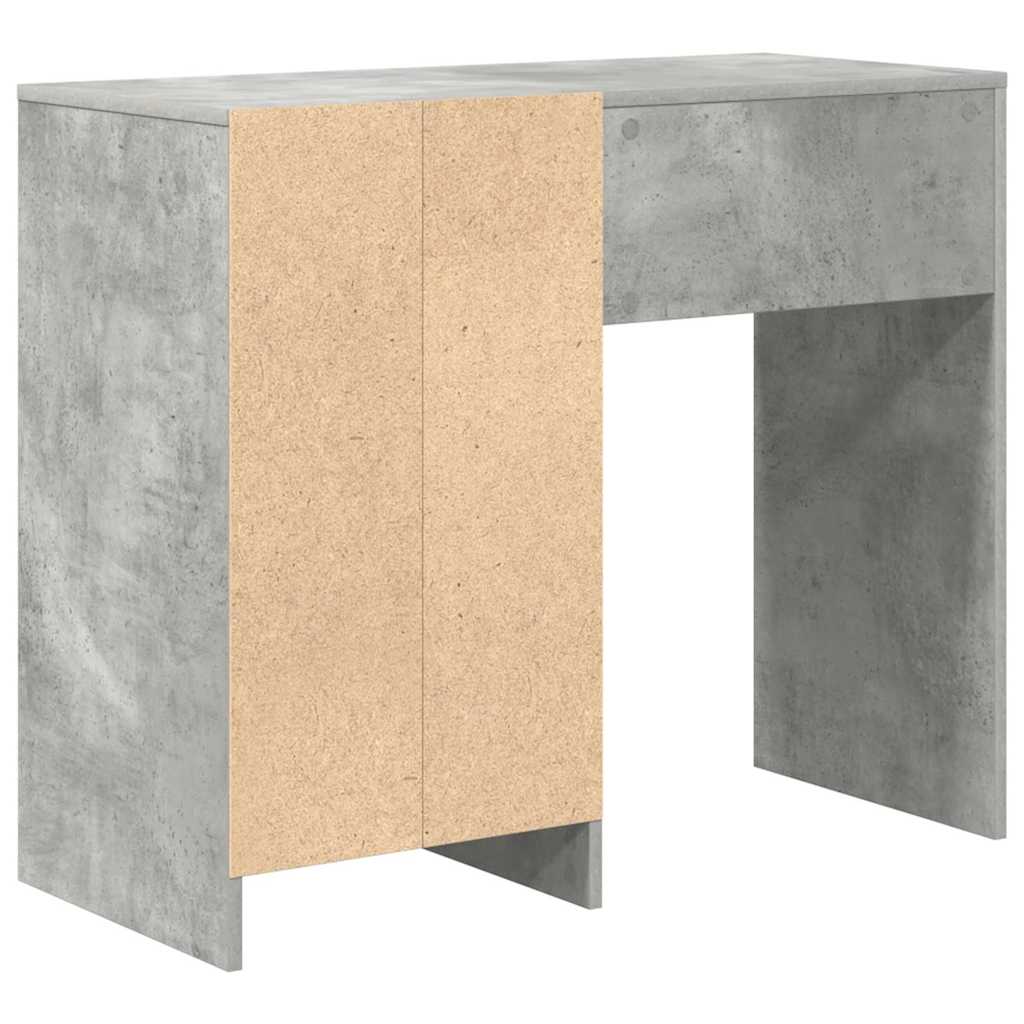 Scrivania Grigio cemento 90 x 37.5 x 75 cm Legno multistrato | homemem39