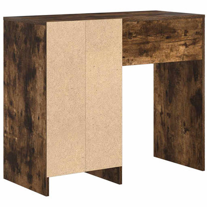 Scrivania Rovere fumé 90 x 37.5 x 75 cm Legno multistrato | homemem39