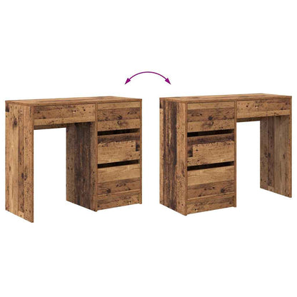 Scrivania Legno vecchio Legno ingegnerizzato 90 x 37.5 x 75 cm